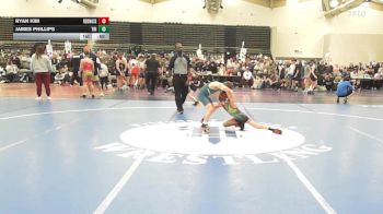 62 lbs Rr Rnd 1 - Ryan Kim, RedNose Wrestling School - K3 vs James Phillips, Triumph Trained K3