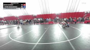 190 lbs 5th Place Match - Brock Schmidt, Wisconsin vs Ryder Zdanczewicz, Askren Wrestling Academy