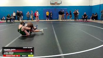 150 lbs Champ. Round 1 - Kedren Smith, Landon School vs Luke Cross, St. Mary`s Ryken