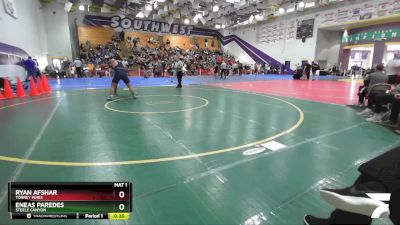 215 Boys Cons. Round 2 - Eneas Paredes, Steele Canyon vs Ryan Afshar, Torrey Pines