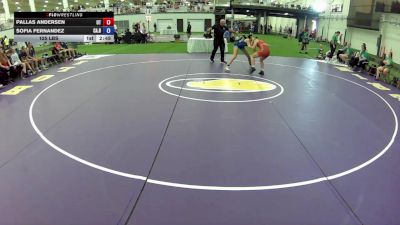 125 lbs Pallas Andersen, Utah vs Sofia Fernandez, California Blue
