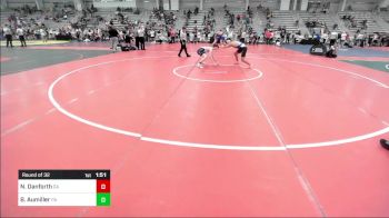 132 lbs Round Of 32 - Noah Danforth, GA vs Blake Aumiller, PA