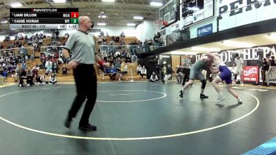 175 lbs Semifinal - Caige Horak, Perry (Massillon) vs Liam Dillon, Mass. Jackson