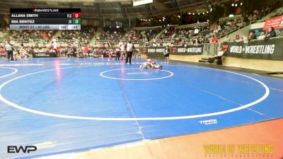 55 lbs Consi Of 16 #2 - Allana Smith, Florida Scorpions vs Mia Benitez, Juic3 Acad3my