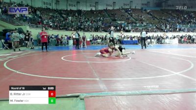 88 lbs Round Of 16 - Barry Ritter Jr, Coweta vs Mason Fowler, Ada Eagle Fang