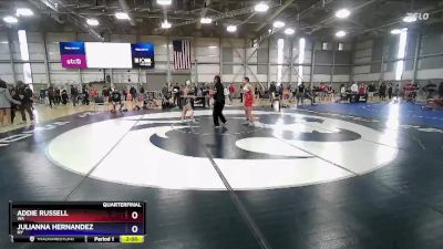 121 lbs Quarterfinal - Addie Russell, WA vs Julianna Hernandez, NY