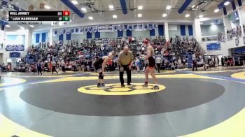 126 lbs Cons. Round 5 - Will Armey, Dekalb vs Liam Harrigan, Anthony Wayne