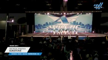 The Rock Athletics - Sunstone [2025 L1 Youth - Novice - Restrictions - D2 Day 2] 2025 Athletic Championships Atlanta Nationals