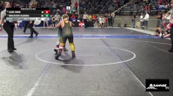 110 lbs 1st Place Match - Braxton Klenda, Hillsboro vs Jase Keim, Nemaha County