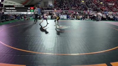 3A 113 lbs 3rd Place Match - Teran Tracy, Raft River vs Ben Reinke, North Fremont