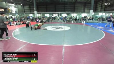 120 lbs Placement (4 Team) - Clay Mitchell, GRAPPLERS GARAGE vs Amir Wray-Hill, HEAVY HITTING HAMMERS