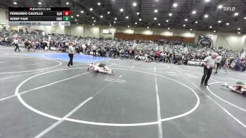 123 lbs Round Of 16 - Fernando Calvillo, Gladiator WC vs Josef Fair, Carson Valley Wildcats