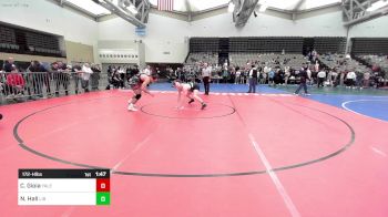 172-H lbs Semifinal - Cristian Gioia, Yale Street vs Noah Hall, Liberty