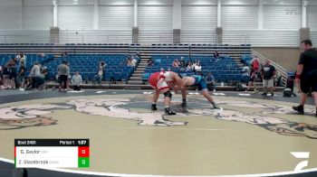 218 lbs Quarterfinal - Gavin Gaylor, Orange vs Zander Glazebrook, Big Game Wrestling Club
