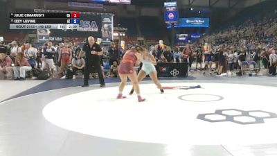 145 lbs Cons. Rd Of 16 - Julie Cimarusti, California vs Izzy LeVine, Arizona