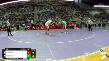 145 lbs Champ. Round 1 - Wyatt Price, Maconaquah vs Brady Schiffli, Lakeland