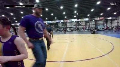 100 lbs Round 2 - Quinn Goodvin, Sheridan Wrestling Club vs Khloee Flores, Harding County