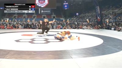 100 lbs Quarters - Maisie Elliott, Washington vs Lilly Breeden, Missouri