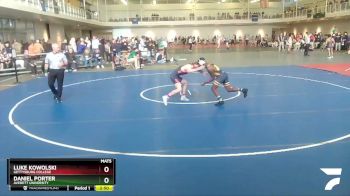 133 lbs Cons. Round 2 - Daniel Porter, Averett University vs Luke Kowolski, Gettysburg College