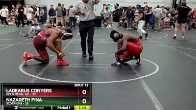 190 lbs Round 3 (8 Team) - Nazareth Pina, Scorpions vs Ladearus Conyers, Gold Medal WC