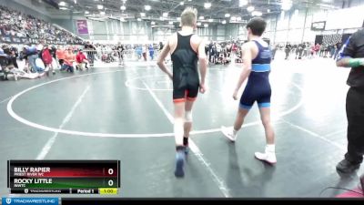 110 lbs Champ. Round 1 - Billy Rapier, Priest River WC vs Rocky Little, INWTC