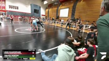 155 lbs 1st Place Match - John Shakespeare, Wyoming Indian Middle School vs Trevon Morton, Powell Middle School