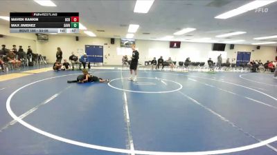 54-56 lbs Round 3 - Maven Rankin, OCRTC vs Max Jimenez, Total Kaos Wrestling Club