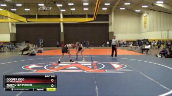 165 lbs Cons. Semi - Cooper Kidd, Delaware Valley vs Keringten Martin, Defiance
