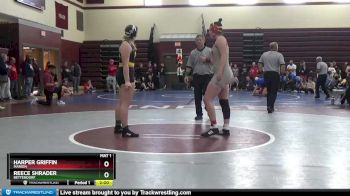 171-172 lbs 1st Place Match - Harper Griffin, Marion vs Reece Shrader, Bettendorf