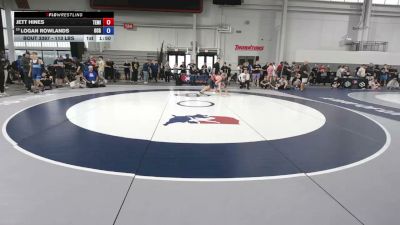 113 lbs Champ. Rd Of 32 - Jett Hines, Team Miron vs Logan Rowlands, Ohio Crazy Goats
