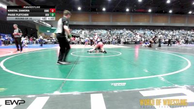 136 lbs Round Of 16 - Kristal Zamora, Salem Elite Mat Club vs Paige Fletcher, Sierra Sabers