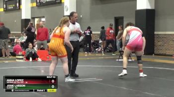 190 lbs Round 6 (16 Team) - Josie Larson, Illinois vs Anna Lopez, Sisters On The Mat