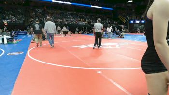 145 Class 1 lbs Quarterfinal - Isabella Wenzel, Kearney vs Zafaran Satterfield, Southern Boone