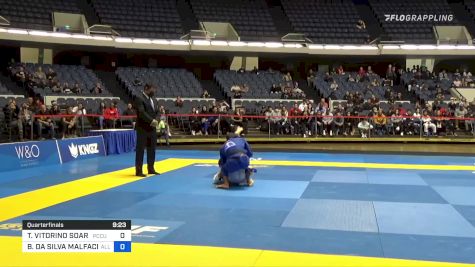 THALISON VITORINO SOARES vs BRUNO DA SILVA MALFACINE 2021 World Jiu-Jitsu IBJJF Championship