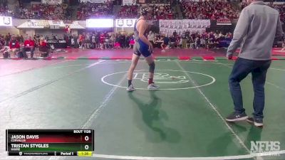 A - 138 lbs Quarterfinal - Jason Davis, Corvallis vs Tristan Stygles, Havre