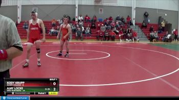 197 lbs Finals (2 Team) - Kody Krupp, Olivet College vs Ajay Locke, Ohio Northern