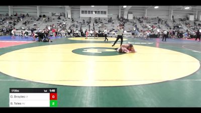 170 lbs Round Of 64 - Owen Broyles, CT vs Braelen Toles, NV