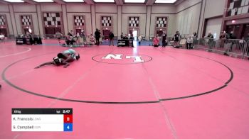 61 kg 5th Place - Kaelan Francois, Long Island RTC - LIRTC vs Sean Campbell, Copiague High School Wrestling