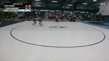 133 lbs Cons. Round 4 - Calvin Wiedemer, Washington And Lee vs Vitaly Cristo, Washington And Lee