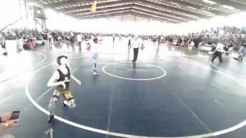 74 lbs 3rd Place - Gabriel Gustafson, NM Bad Boyz vs Aydann Correa, Tuf California Wr Ac