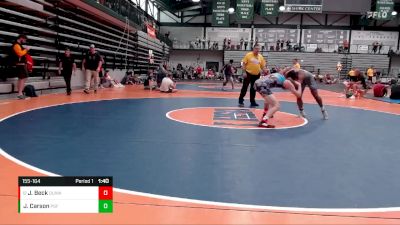 155-164 lbs Quarterfinal - Joseph Beck, One Unit Wrestling Academy vs Jordan Carson, PSF