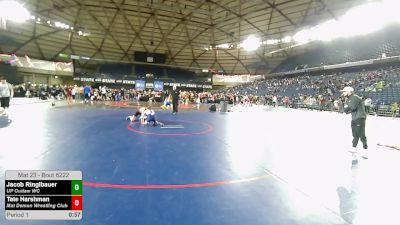 113 lbs Cons. Sub-semis - Jacob Ringlbauer, UP Outlaw WC vs Tate Harshman, Mat Demon Wrestling Club