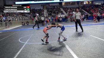 60 lbs Cons. Round 2 - Laikyn Dinicola, Halstead vs Enalie Marquez, U Town Hammers Wrestling