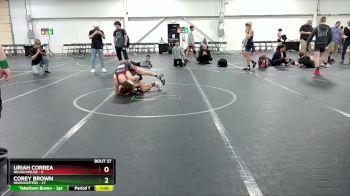 96 lbs Round 7 (8 Team) - Uriah Correa, Rough House vs Corey Brown, Headhunters