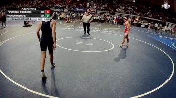 D 3 132 lbs Champ. Round 2 - Cash Demere, South Plaquemines vs Pierson Comeaux, Basile
