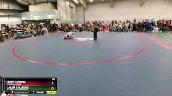 113 lbs Champ. Round 3 - Caleb Ballejos, Alameda International vs Mikey Medina, Riverdale Ridge