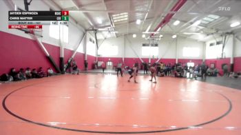157 lbs Cons. Round 3 - Chris Matter, Cerritos College vs Jayden Espinoza, Mt San Antonio Community College