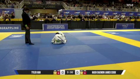 Nash Daemon James Cook vs Tyler Han 2026 Pan Kids Jiu-Jitsu IBJJF Championship