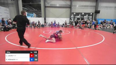 56 kg Consi Of 4 - Lexi Lauta, PA West Black vs Devlynn Albrecht, Badger Girls Elite