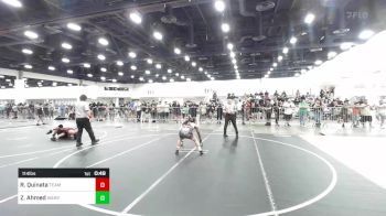 114 lbs Consi Of 4 - Rai Quinata, Team Aggression vs Zayd Ahmed, Warrior Trained Wrestling